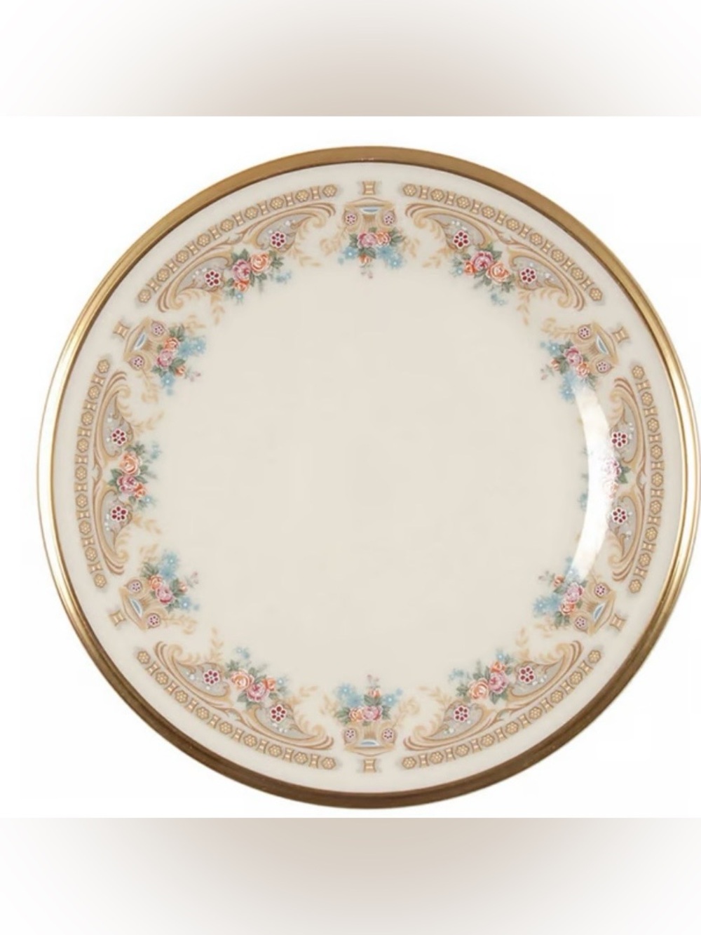 LENOX PORCELAIN VERSAILLES BREAD AND BUTTER PLATES SET OF 6